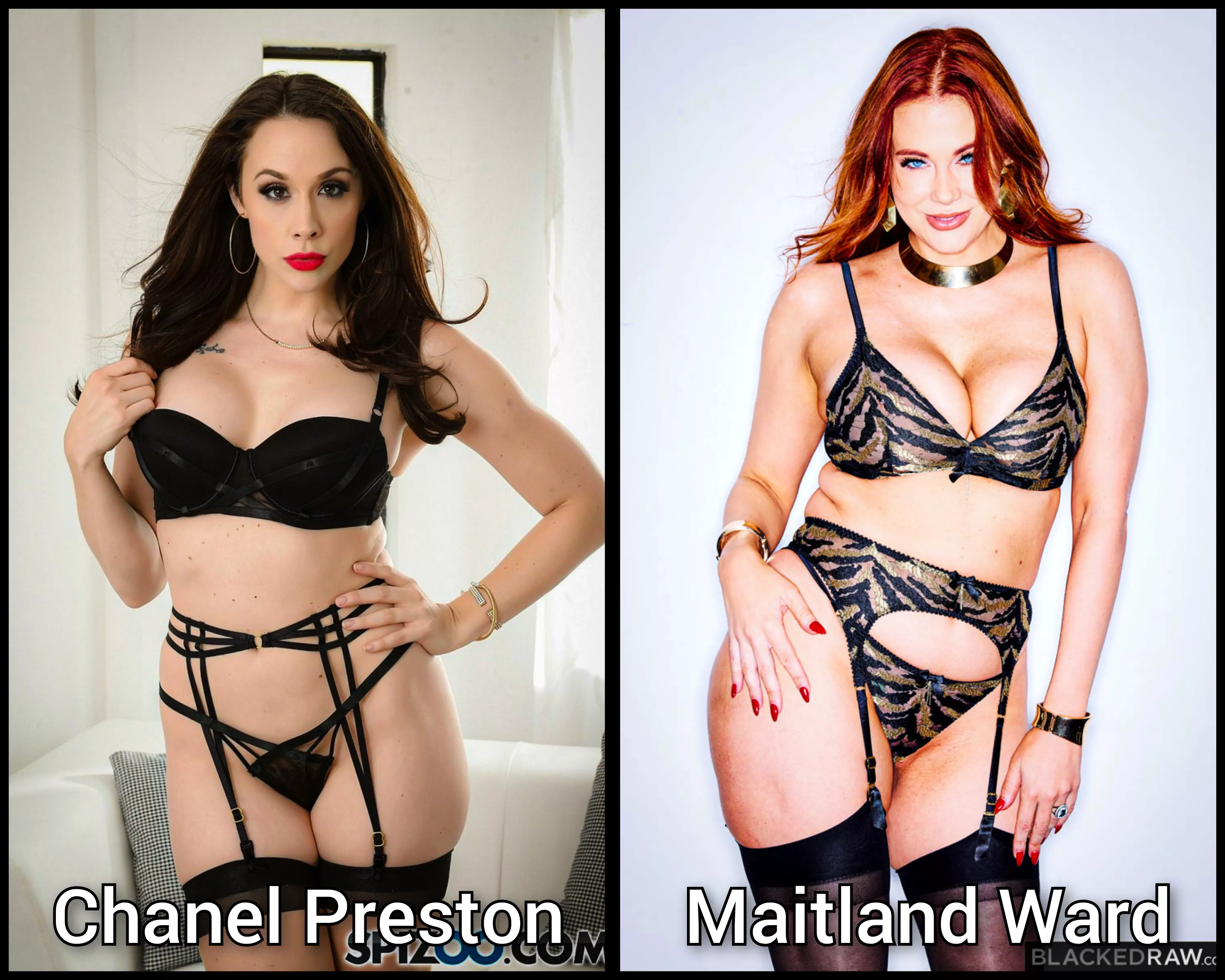 pick one - Lingerie milf battle round 2- [Chanel preston] [Maitland Ward]
