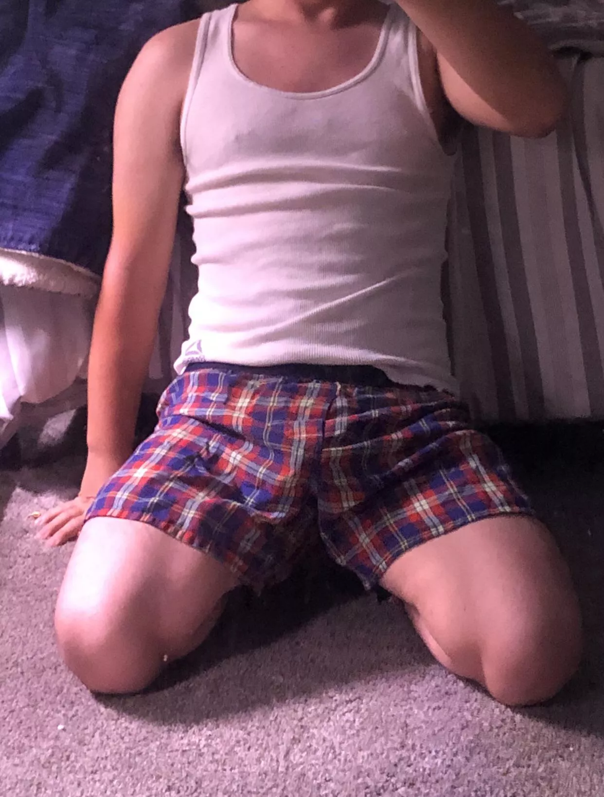 Stole a pair of my uncles musky boxers 😈