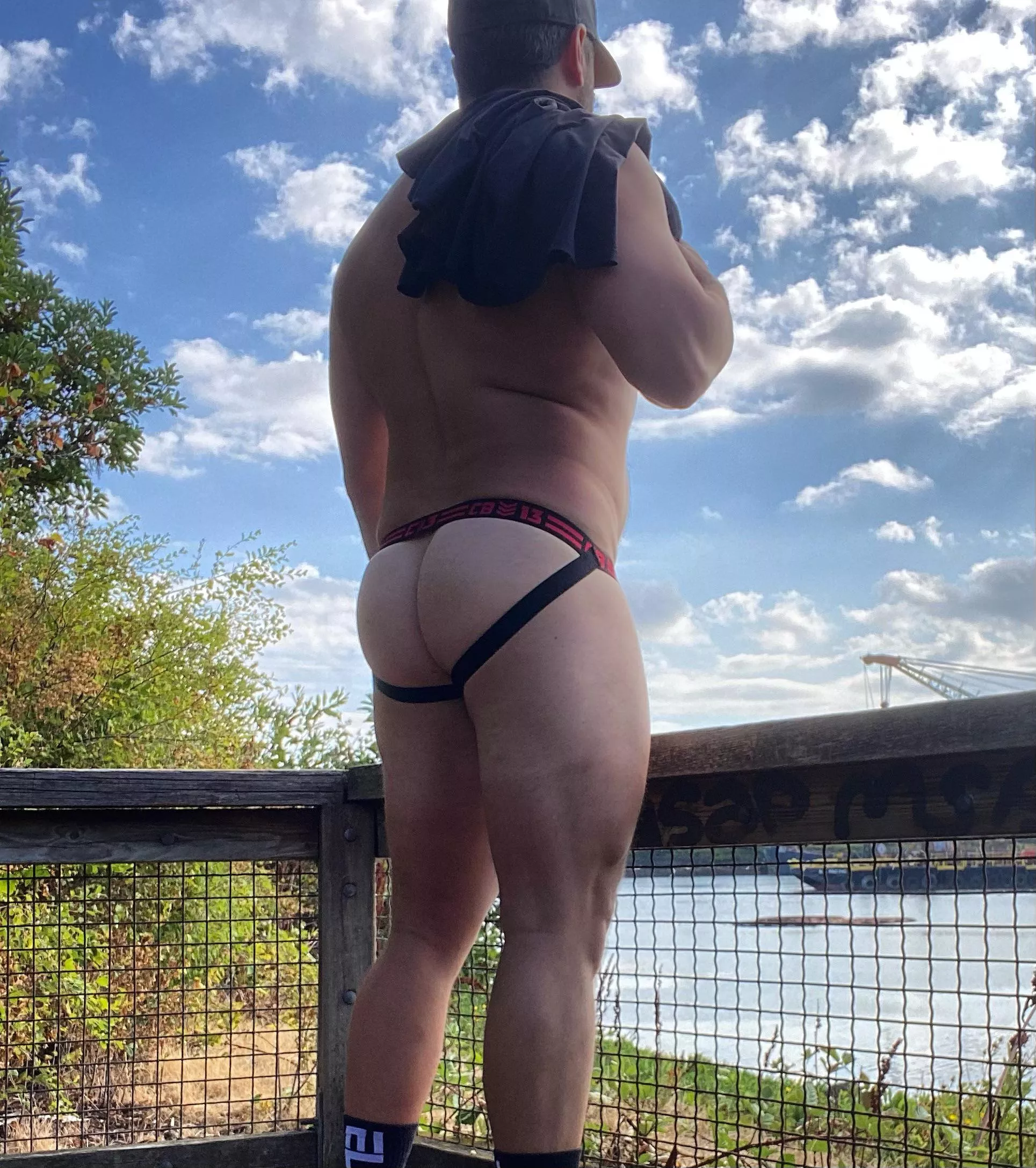 Strip down at the park