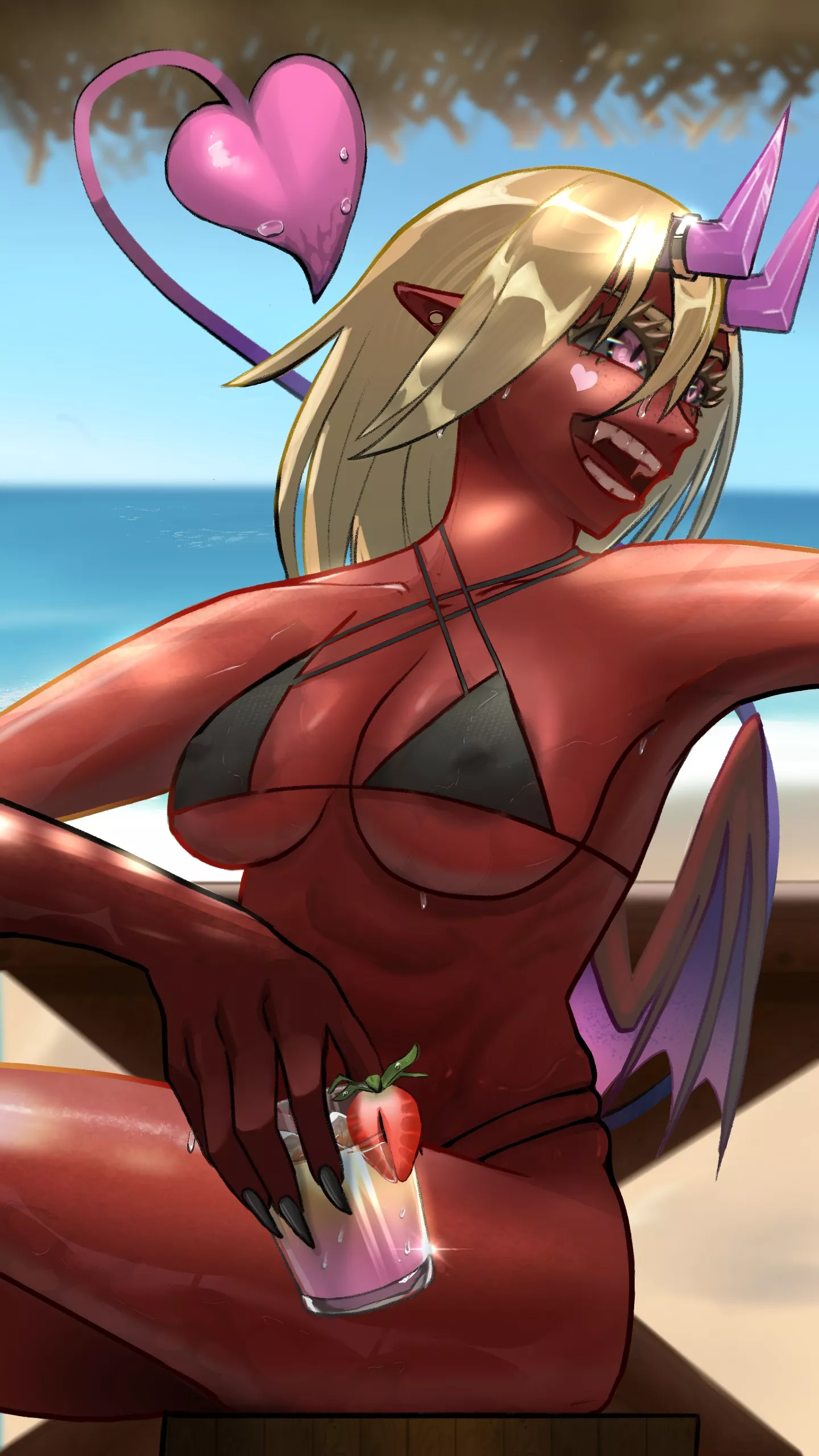 Succubus at the beach