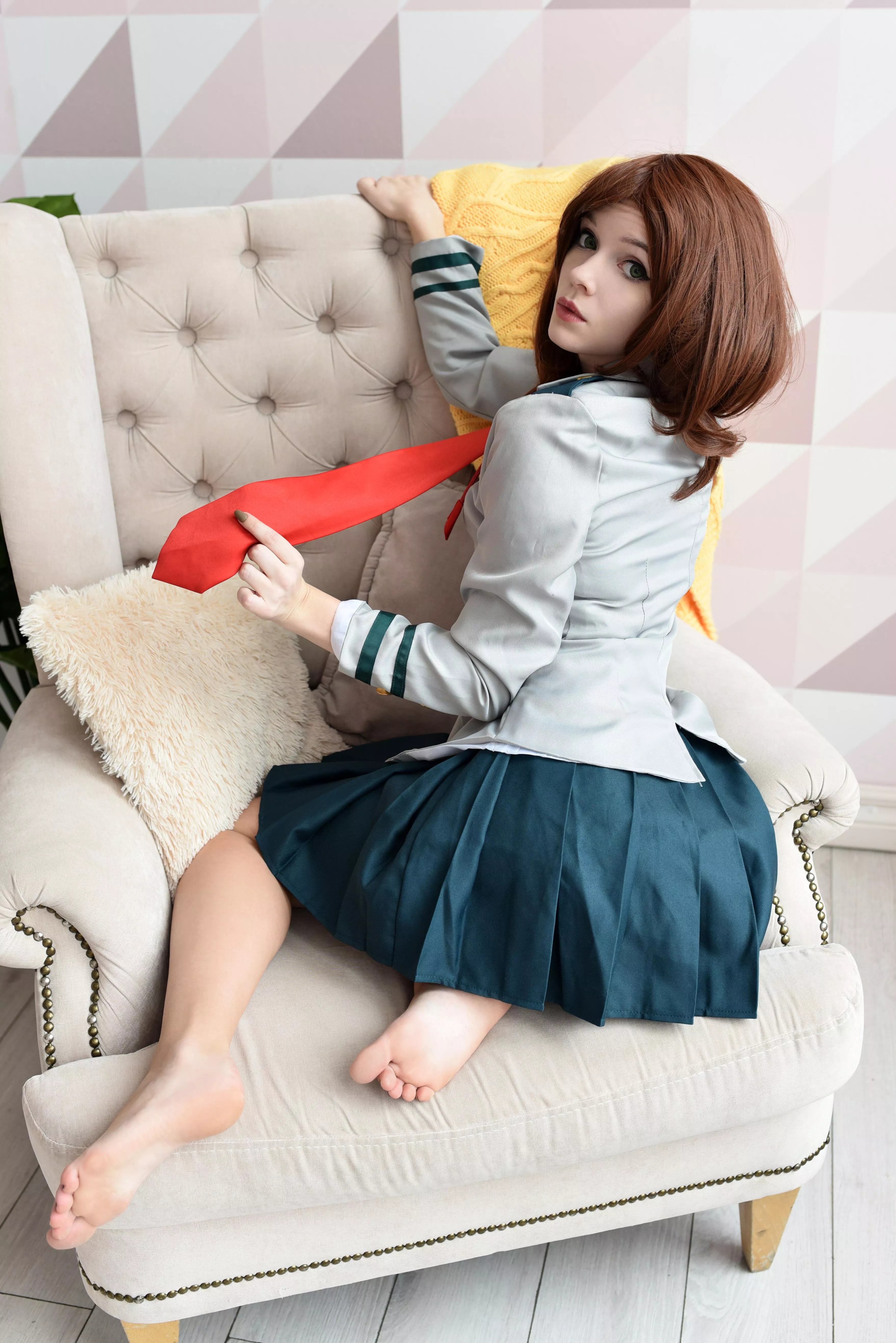 Uraraka cosplay by Evenink