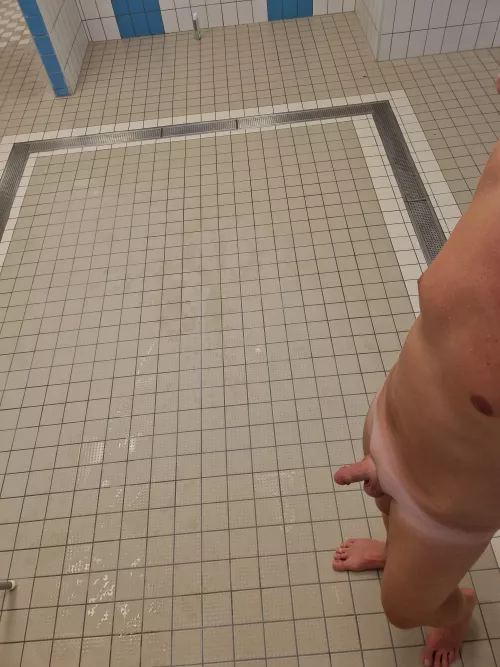 What to do in a empty gym shower.