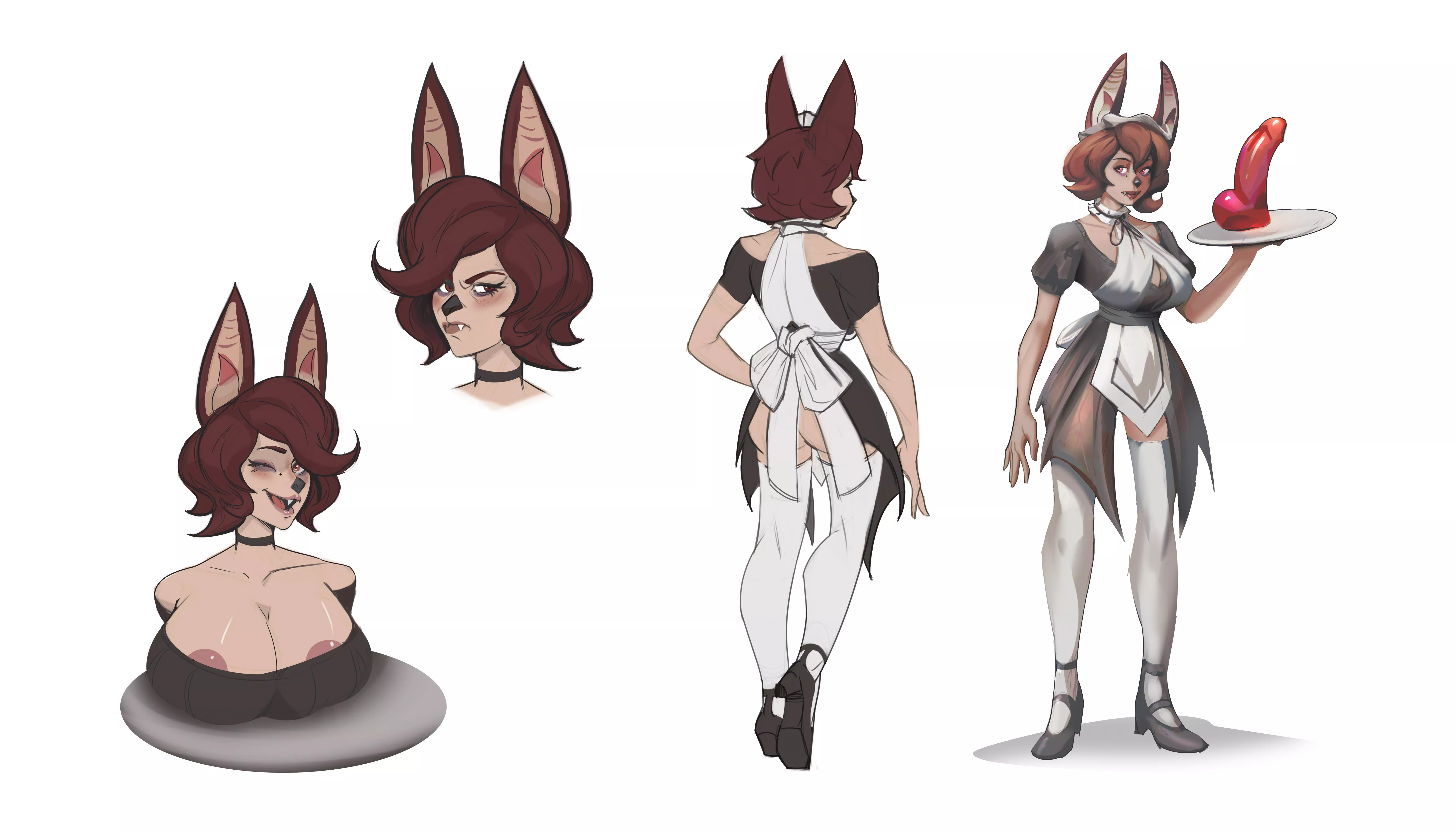 Bat Waitress by me (Marmoonart)