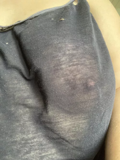 didn’t realise this old ratty sleep top was so see through…
