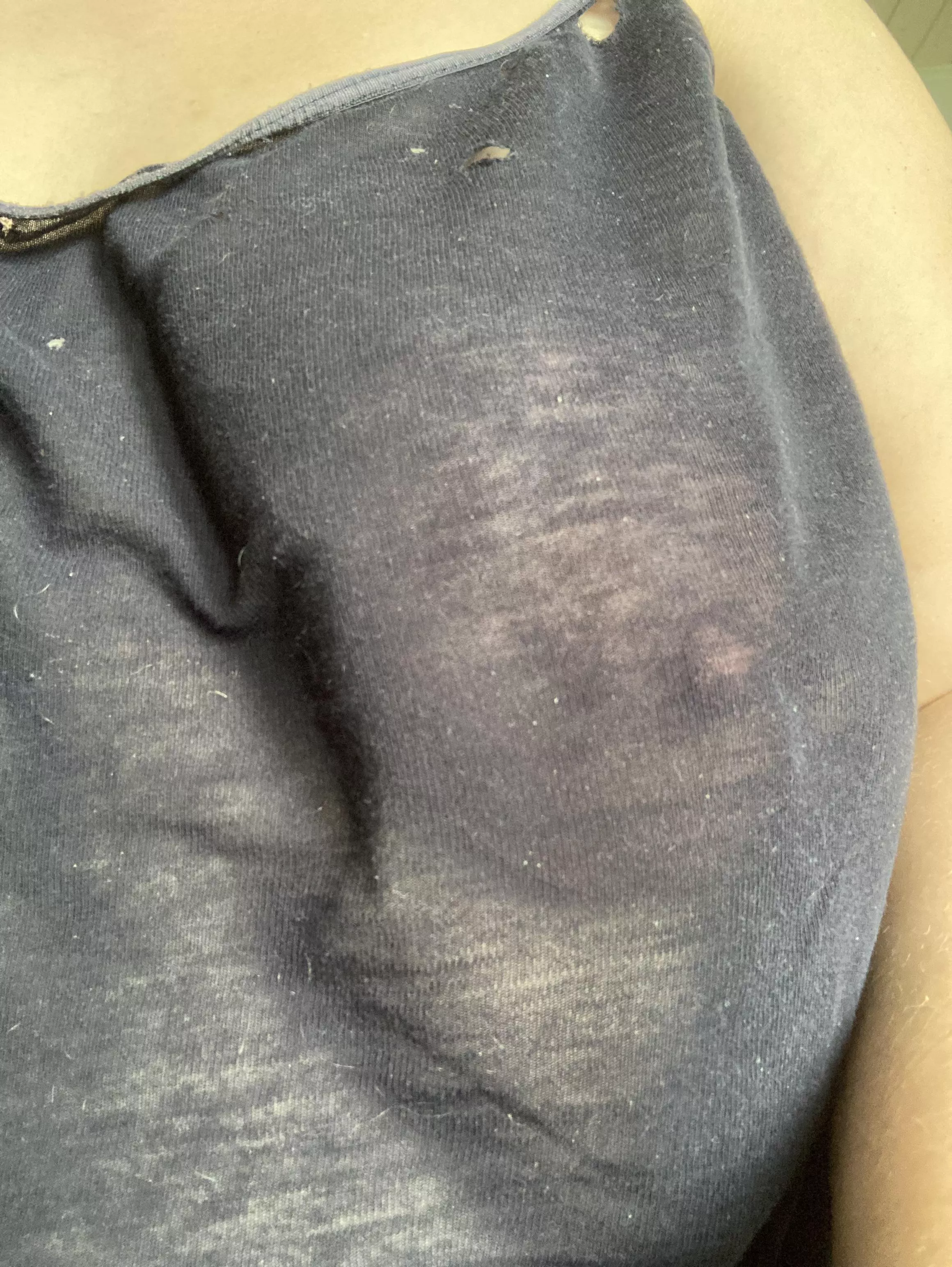 didn’t realise this old ratty sleep top was so see through…