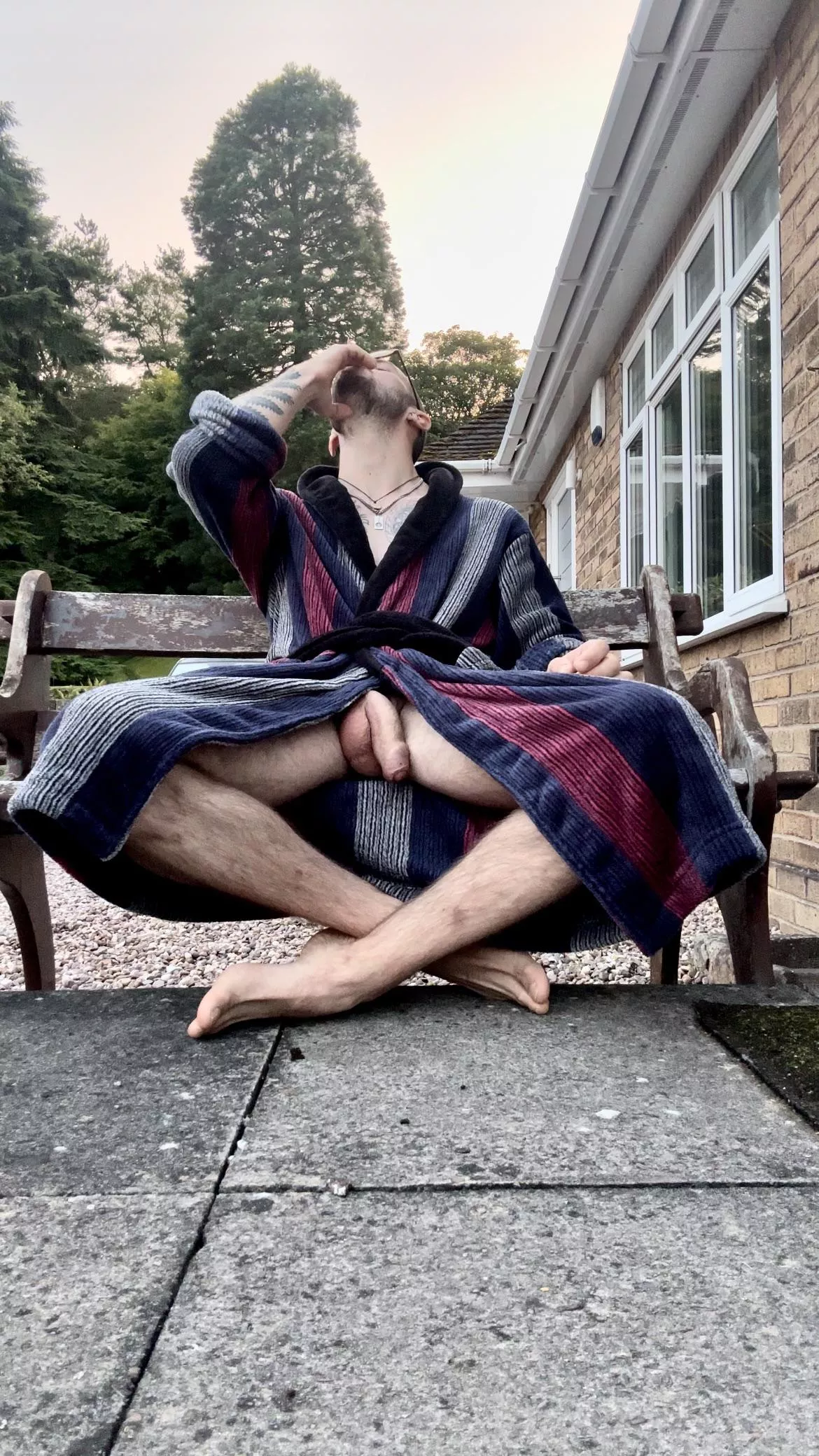 Enjoying the cool breeze