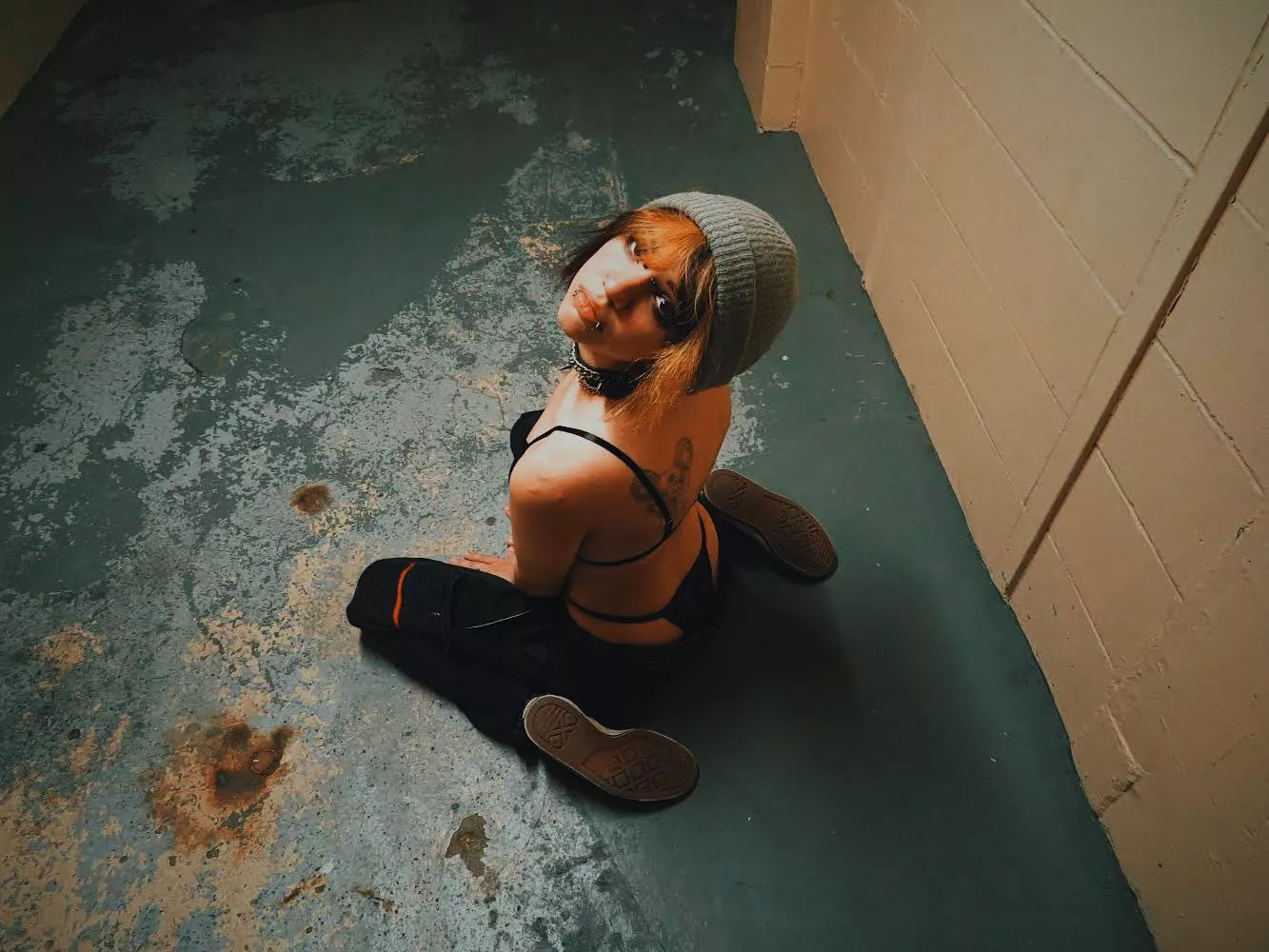 Even in public spaces im on my knees and collared