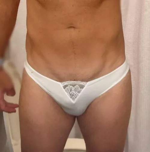 Fav VS thong. feels so good. Now I need u to get me hard