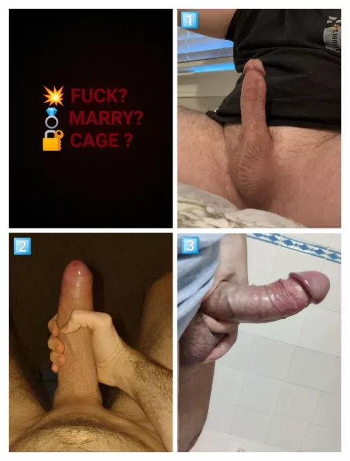 💥FUCK?💍MARRY?🔐CAGE?