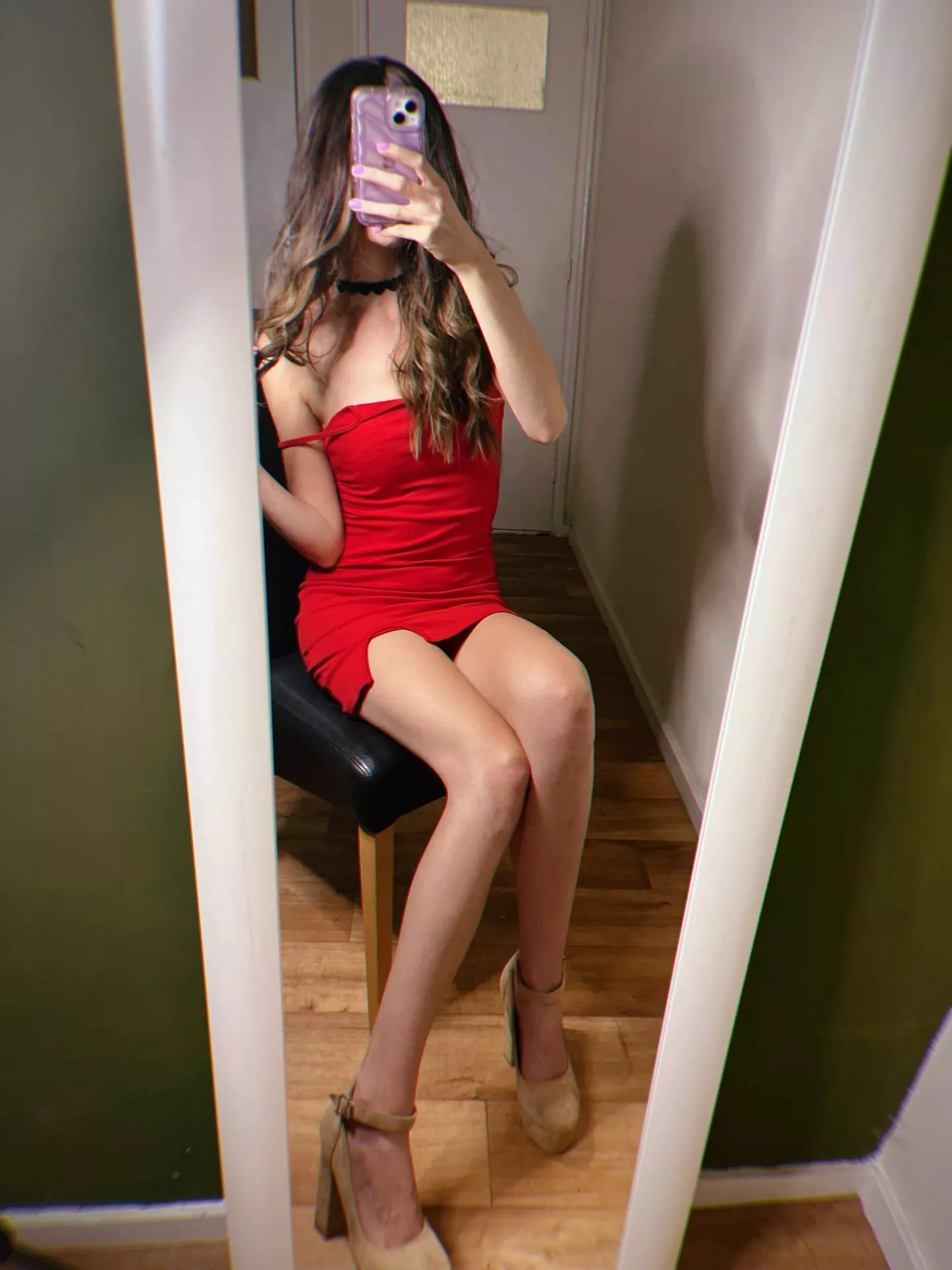 I adore this cute little red dress