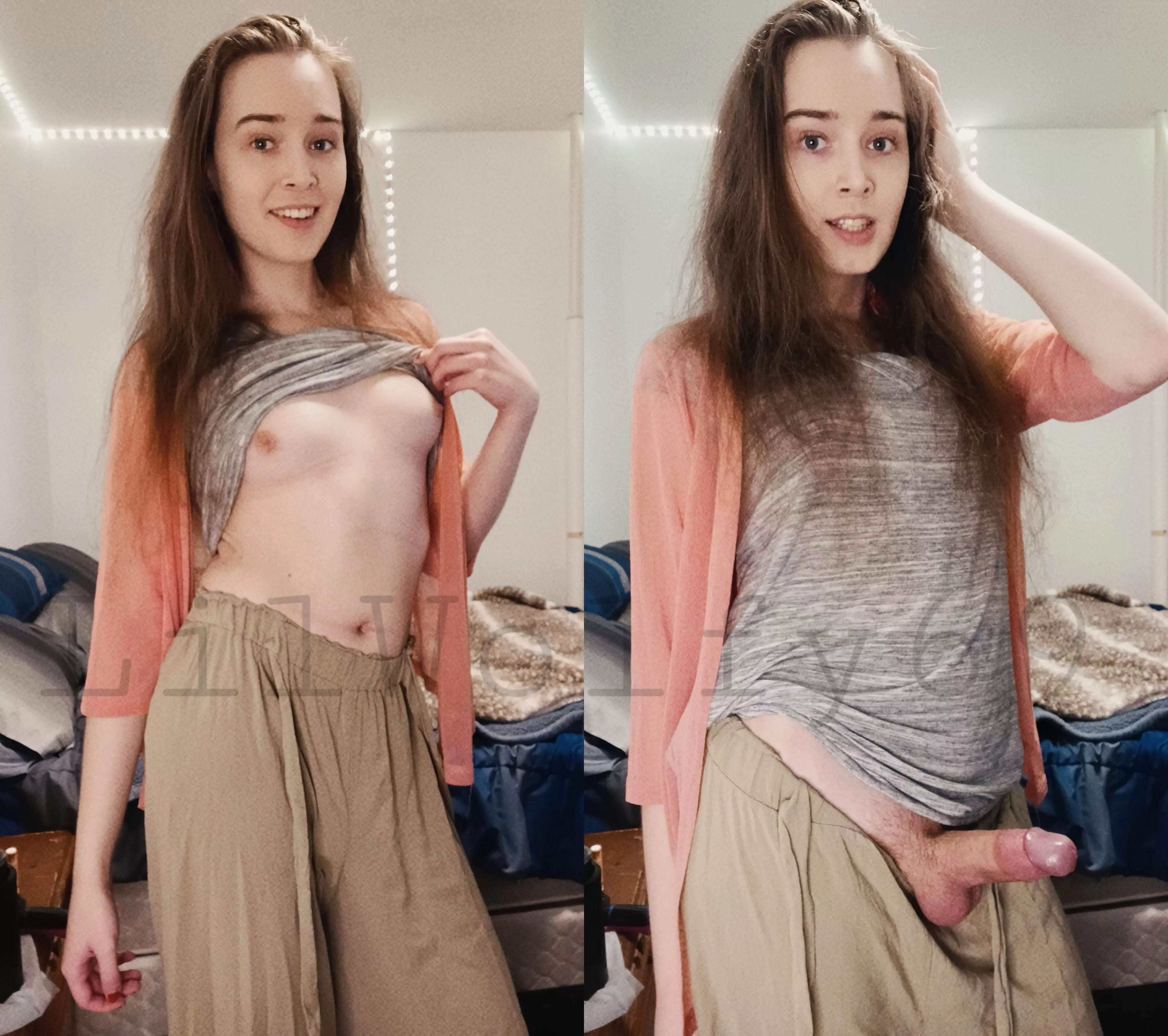 I heard the quickest way to a girl's heart is by sitting on her dick while groping her tits! Wanna test it?