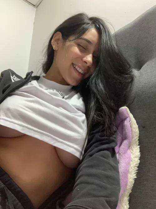 I never wear a bra during summer