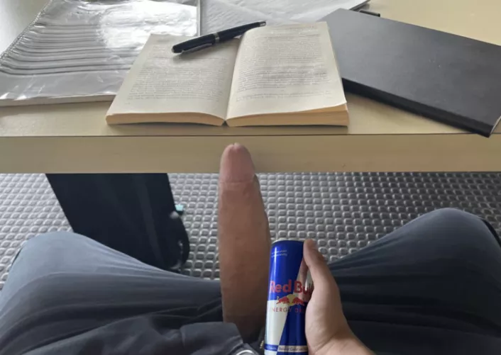 (M20) Tired in university. Will you excite me more than my energy drink?