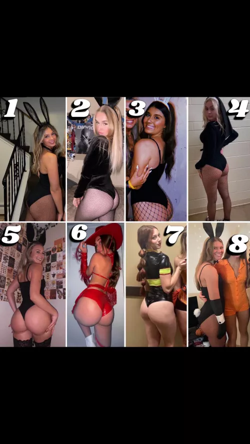Rank these Halloween Girls 1-8 and Why?