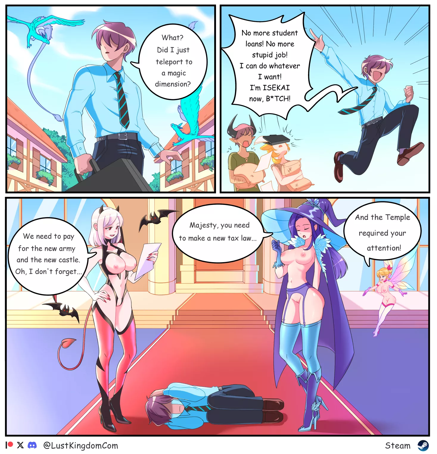 Rule a kingdom is not as easy as it seems [Lust Kingdom]