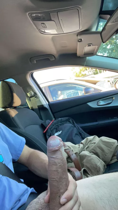 she saw as soon as it turned green