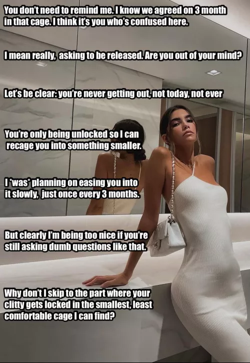 she’s not happy with you