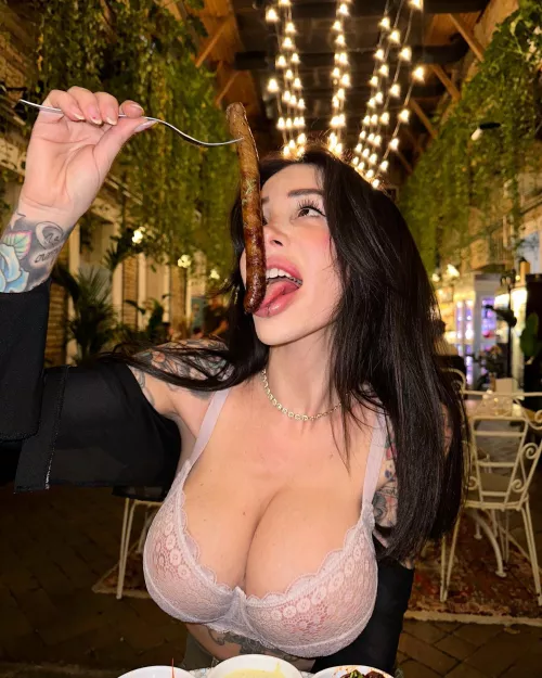 Should have ordered a big sausage pizza