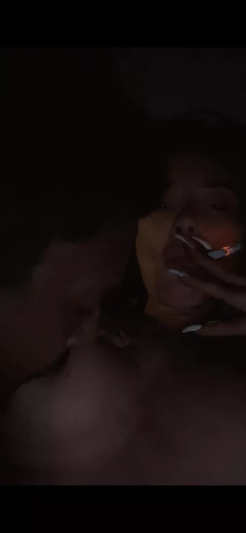 Smoking makes me & him naughty 😈