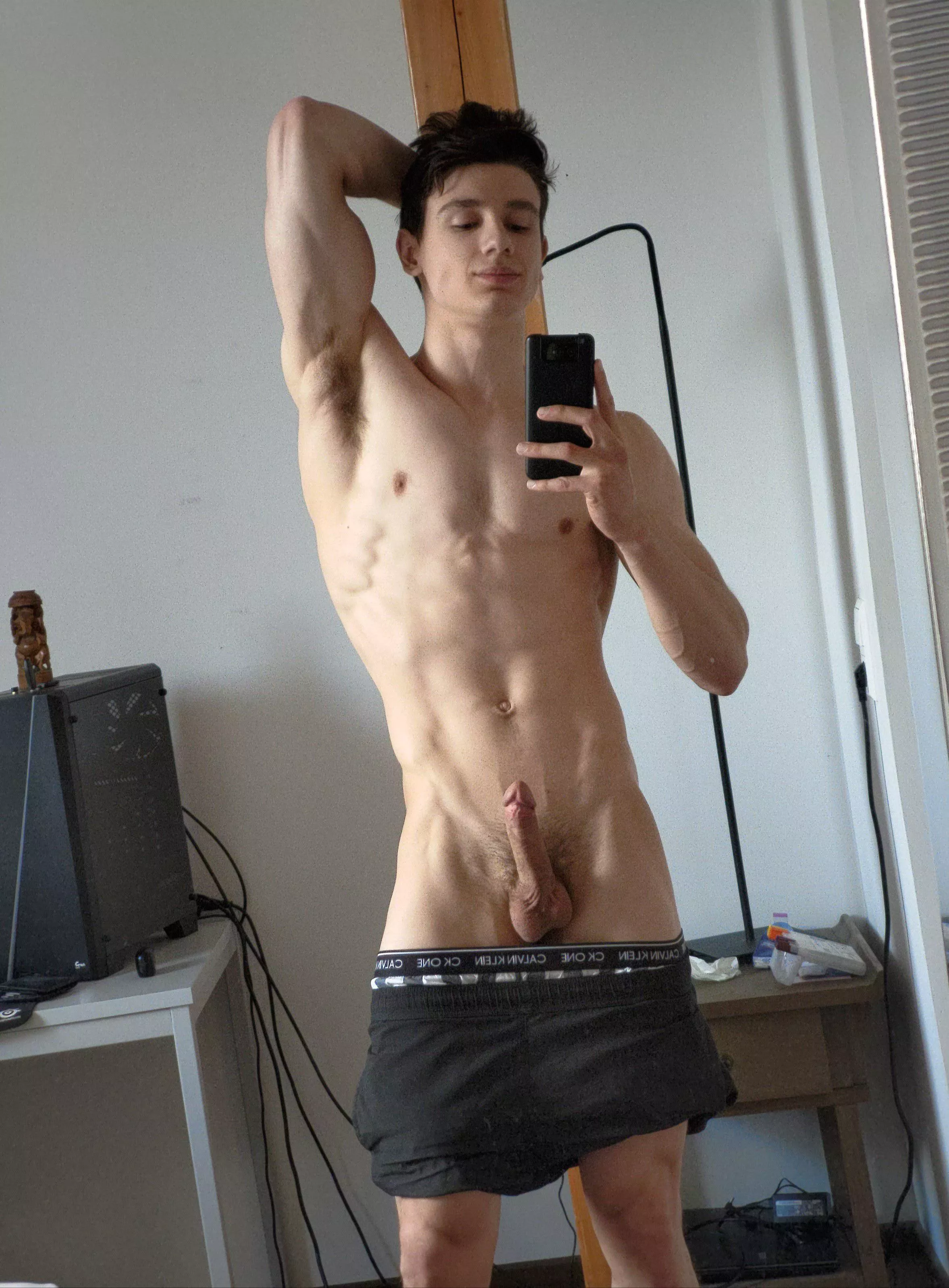 Woke up with a rock hard cock