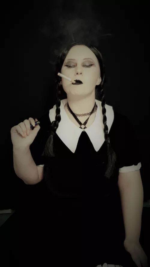 A little smoking and cosplay!?! Wednesday!