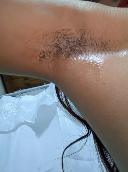 After a long day of work, would You smell and Clean my sweat armpit?