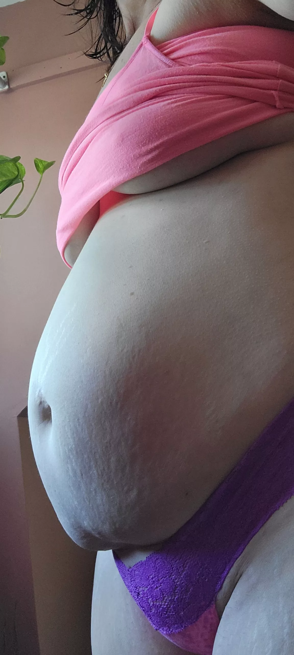 Belly is growing