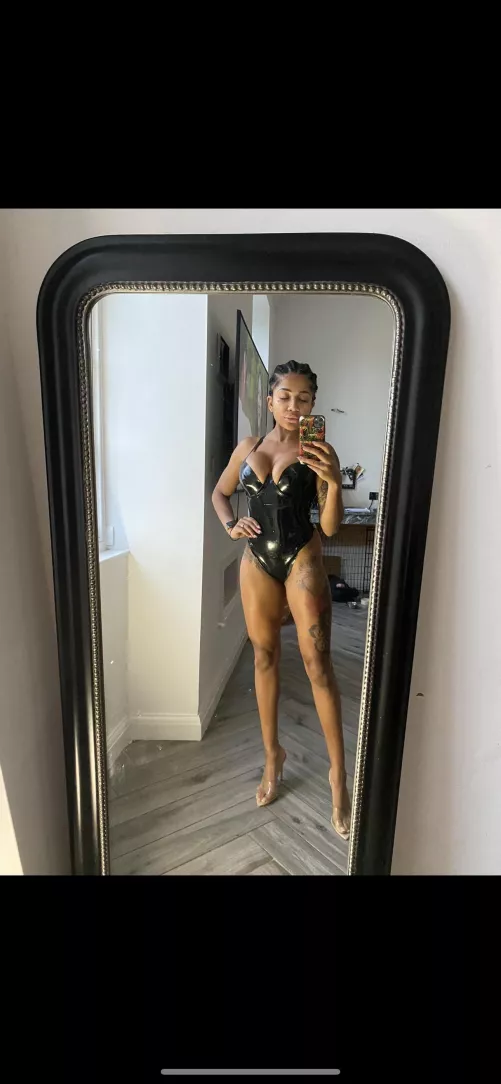 Bursting out my latex bodysuit