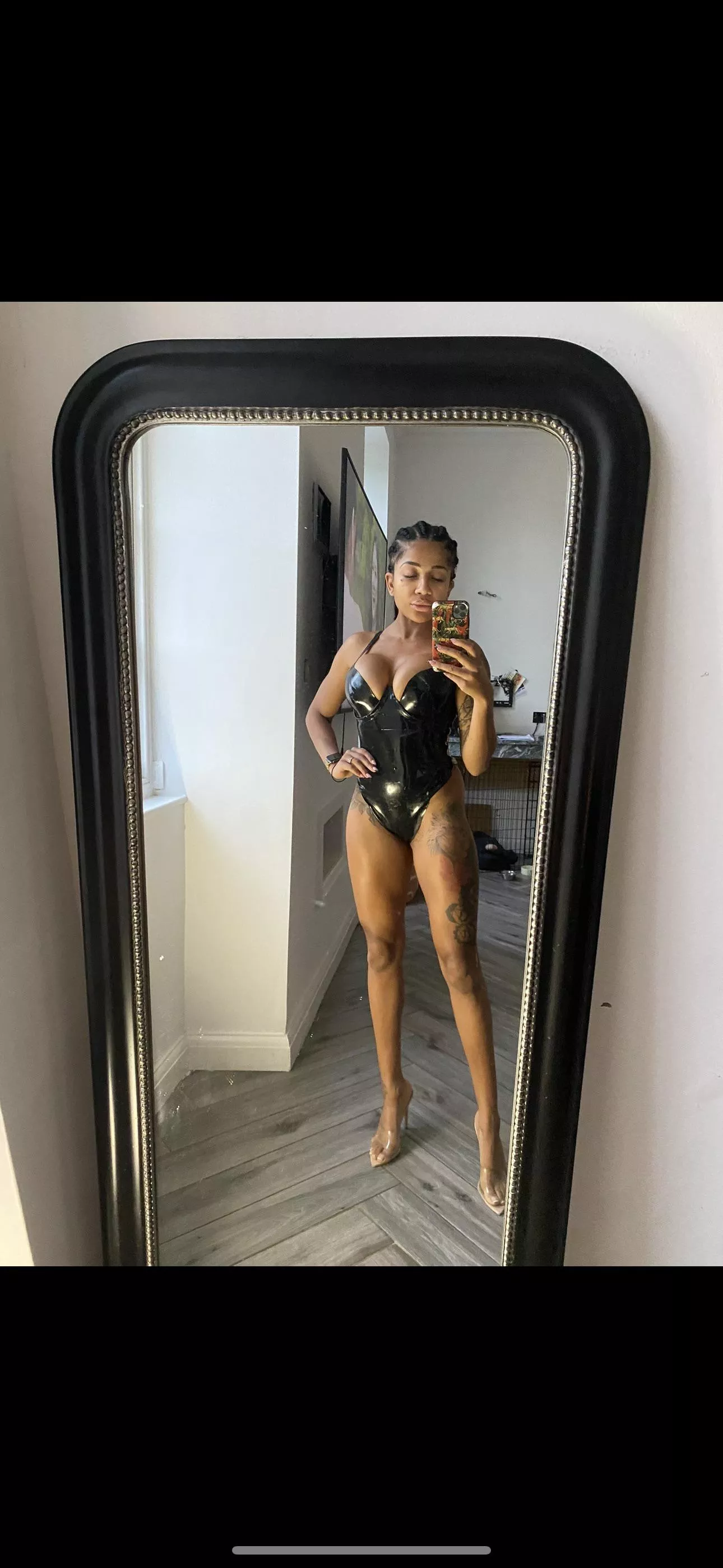 Bursting out my latex bodysuit