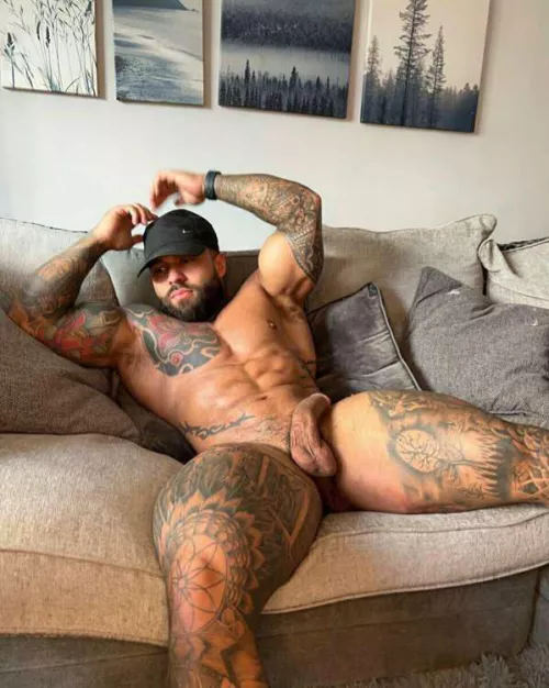 Chilling after a long day at work