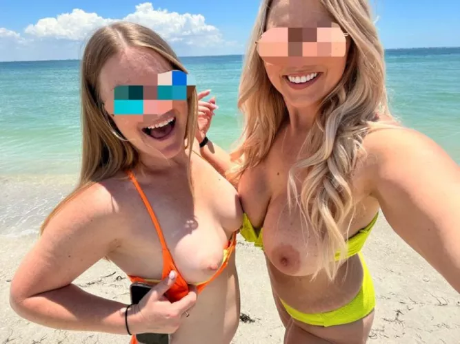 Every beach is a nude beach when we show up!