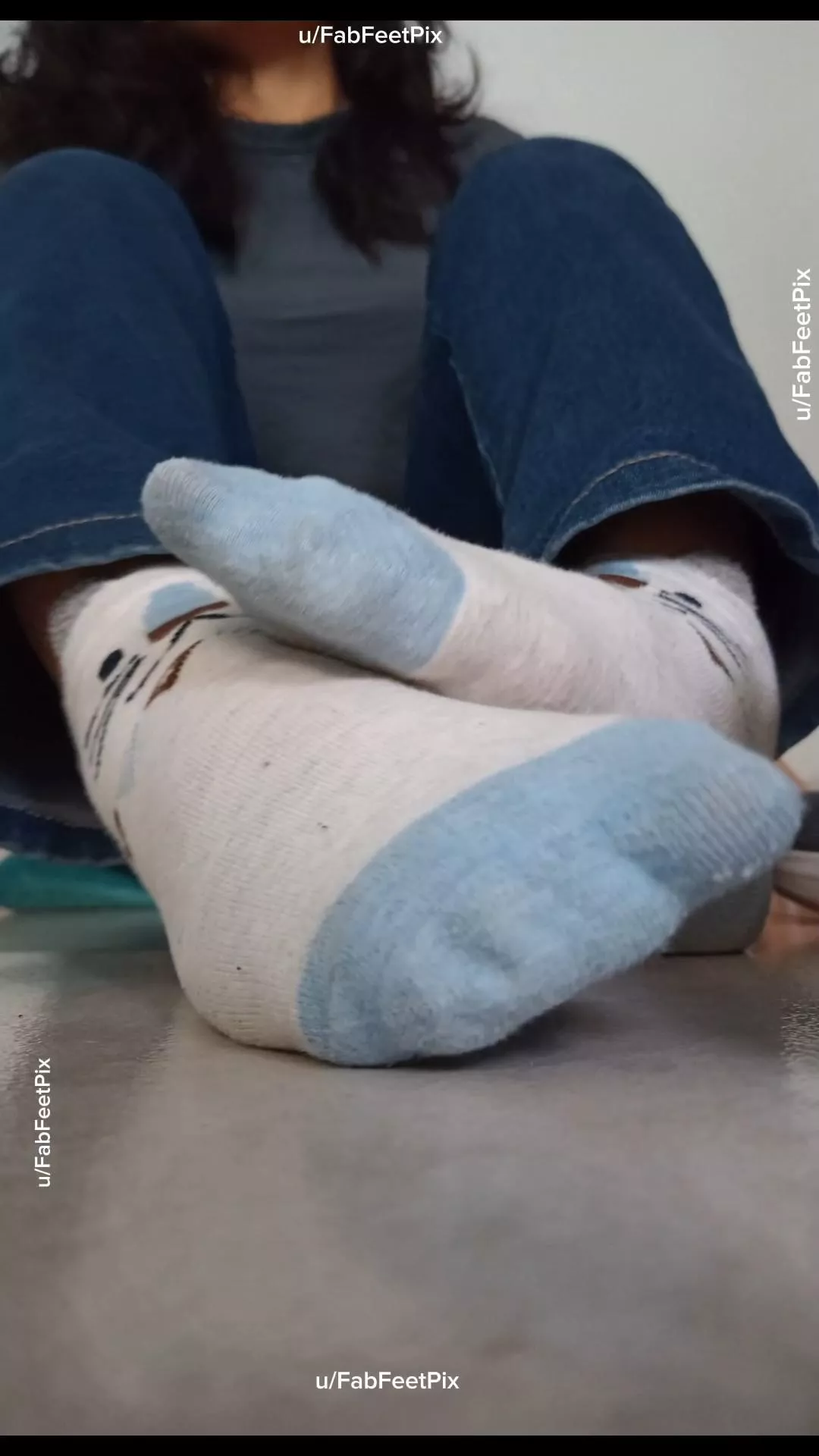 [ F] Let me put these in your face