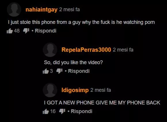 I hope he got his phone back :(