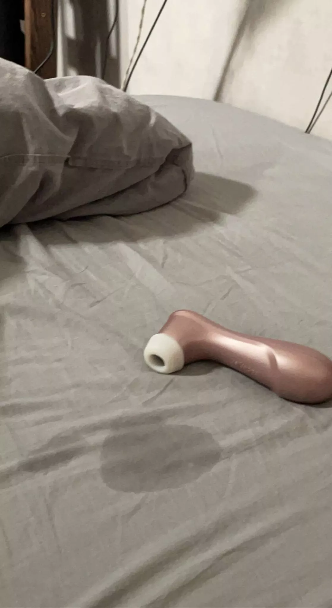 I hope I stained my sheets with this one