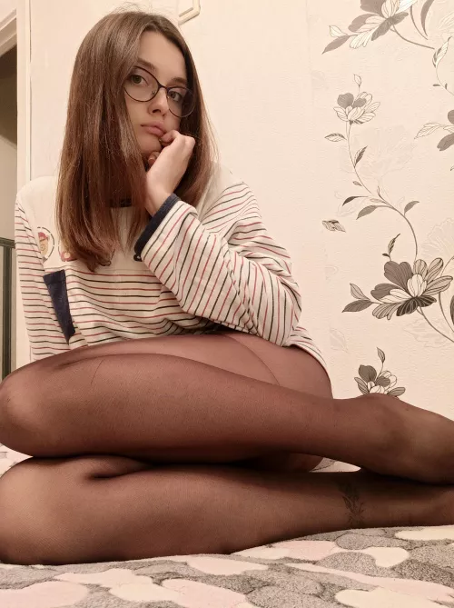 I'm wearing nylons today