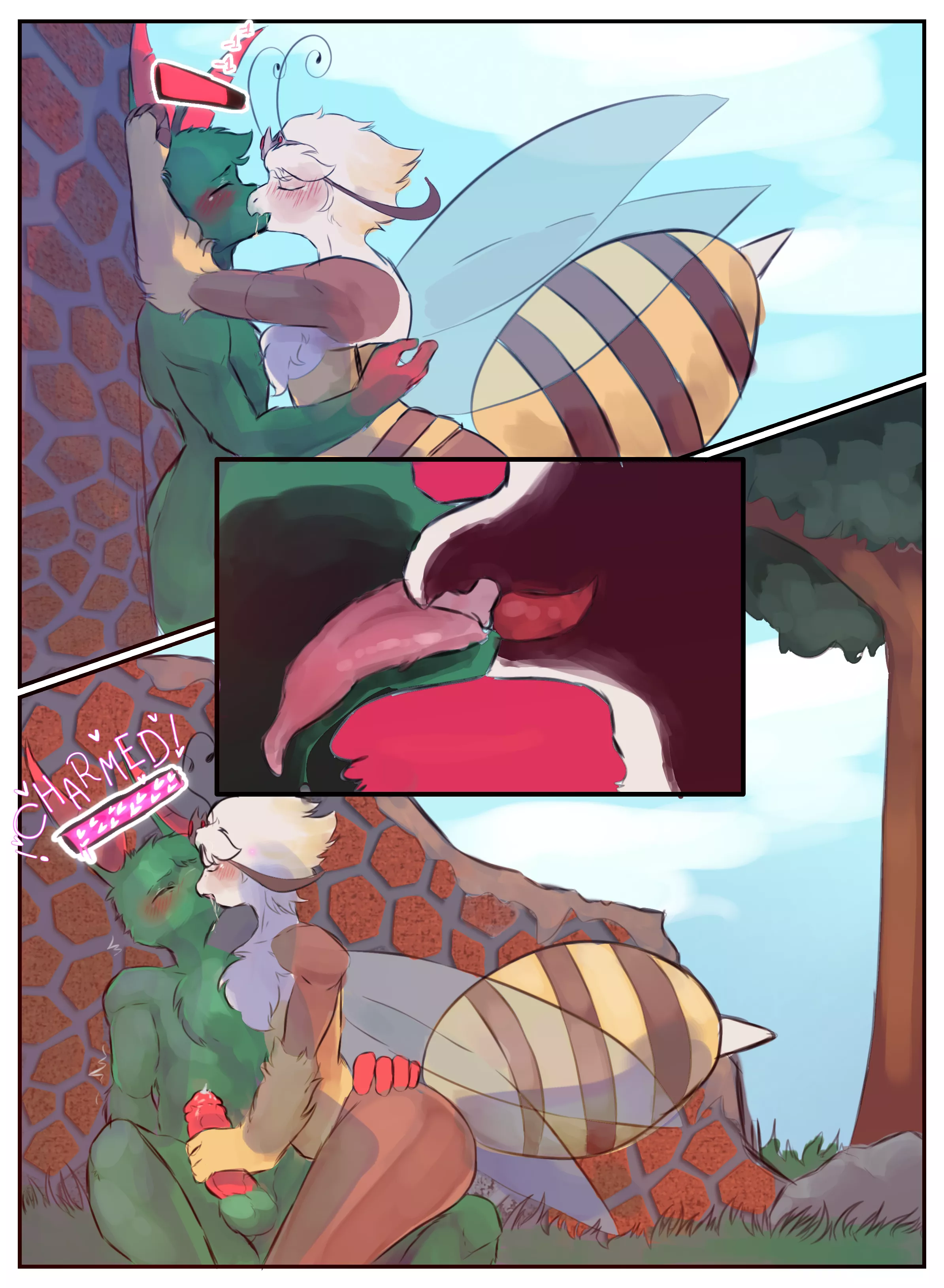 [MM] A wild bee attack (art by me)