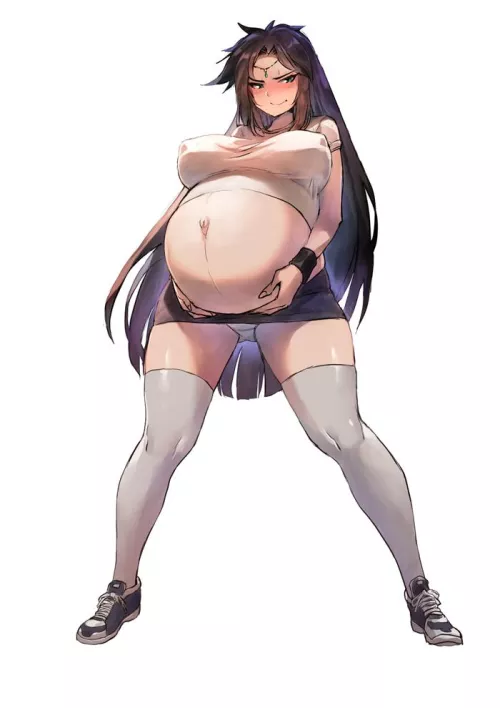 Short skirts go well with pregnant ladies [gao-lukchup]