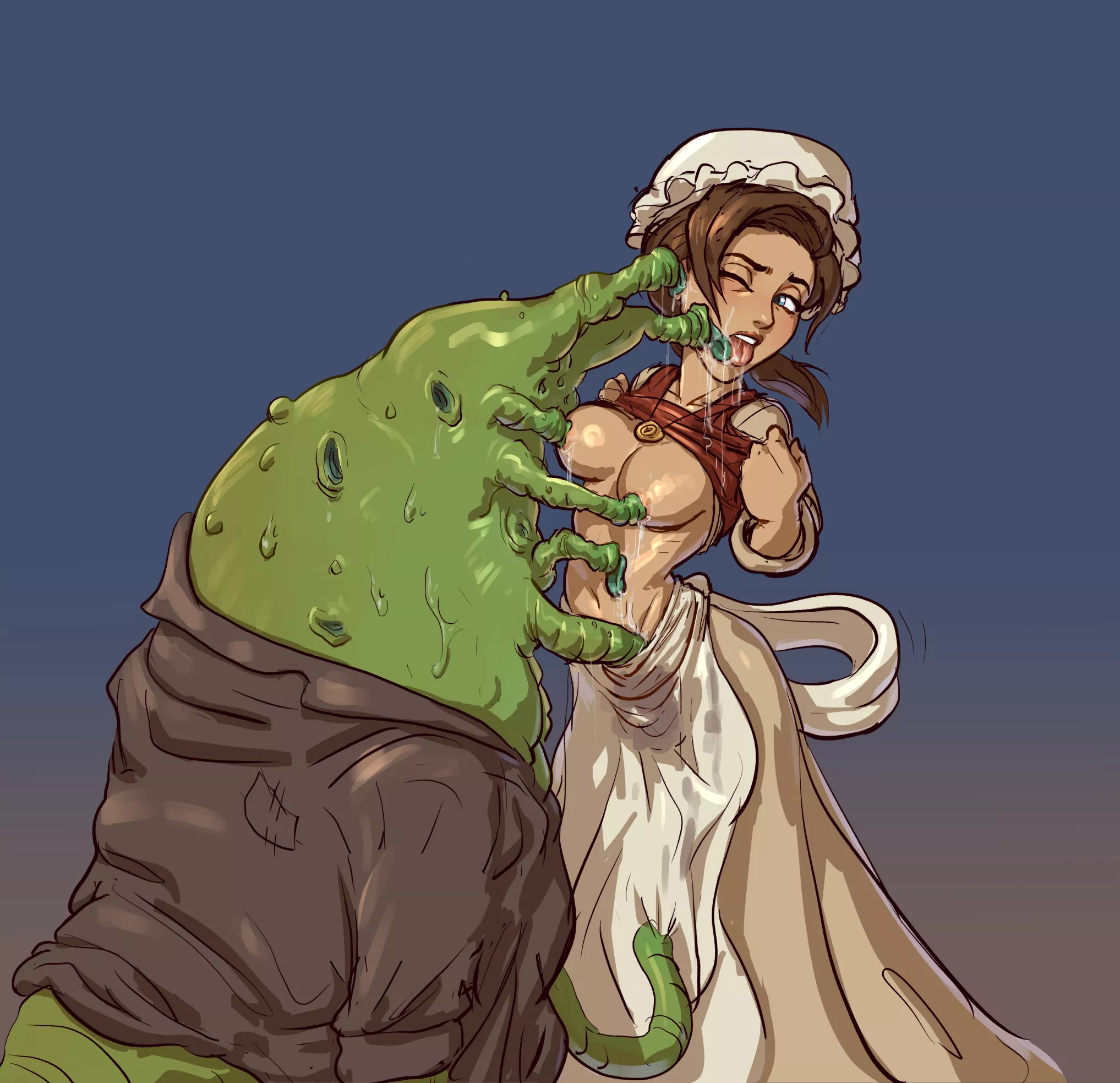 Slimy monster (pears)