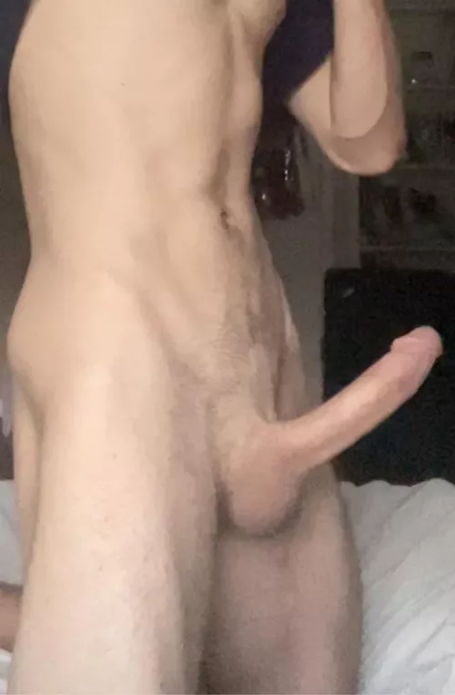 What would you say if I whipped out this big white cock?