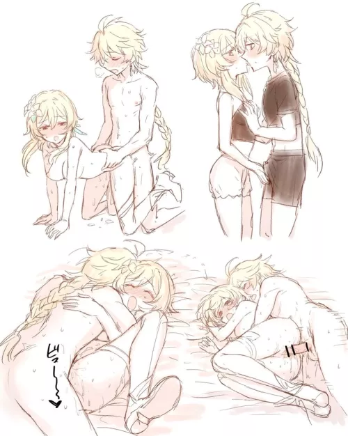 Bro and Sis after family reunion