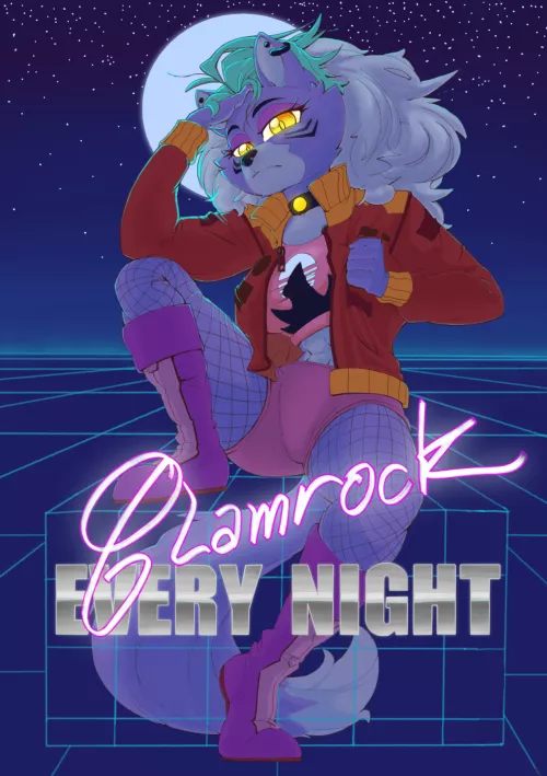 Glamrock every night (art by me)
