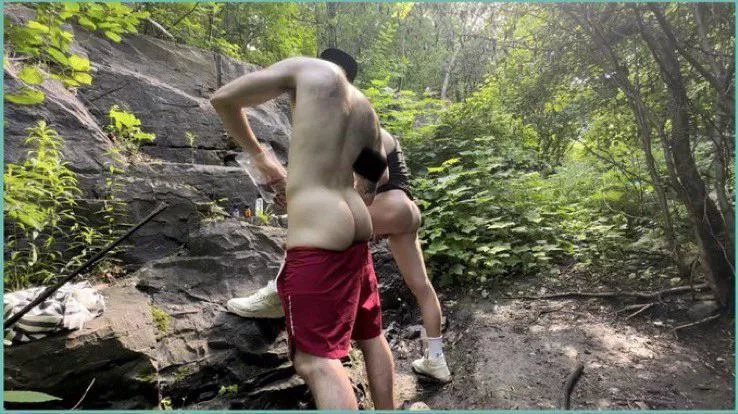 Got fucked in the woods by stranger..