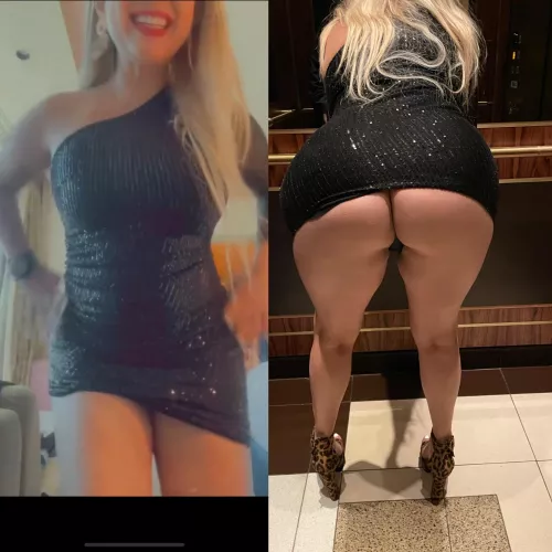 I have a treat for you under my dress [image]