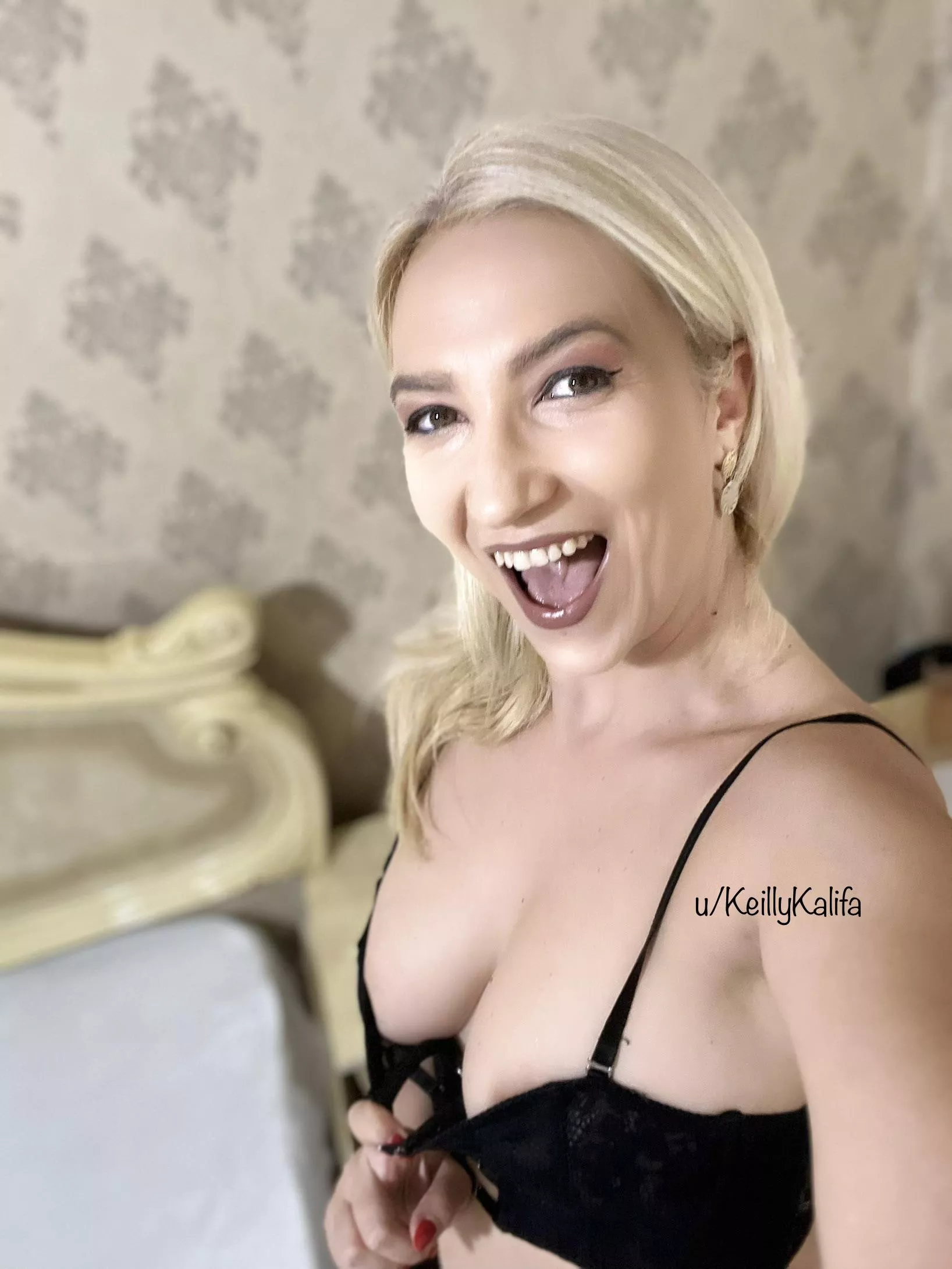 I wish we were at home, so I could do some terrible things to you.