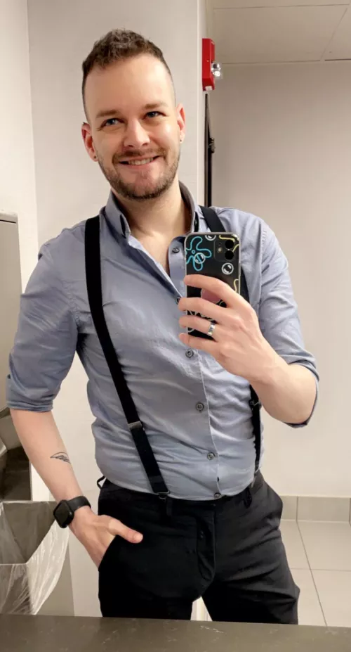 Love wearing suspenders