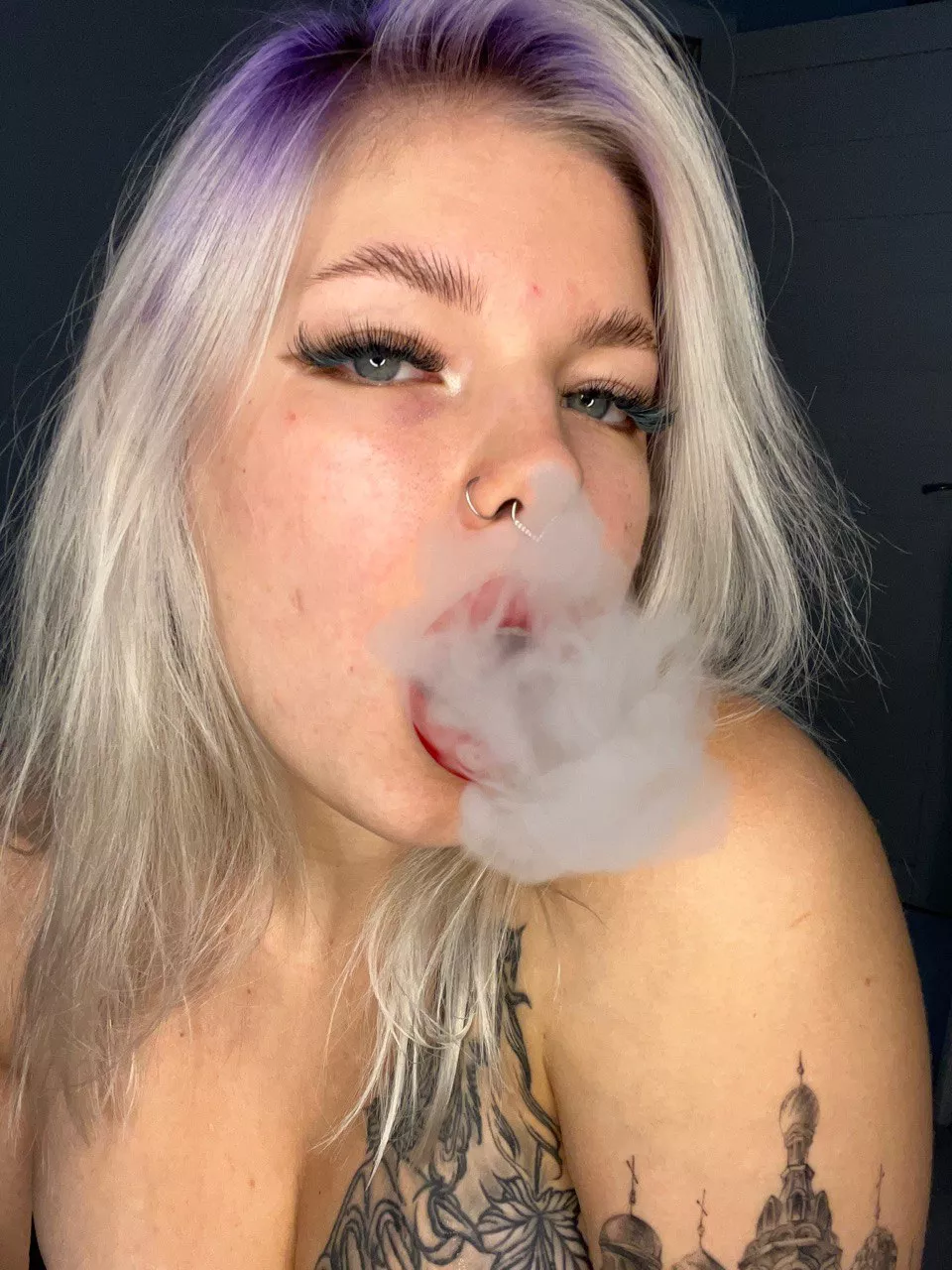 Morning with me starts with a cigarette