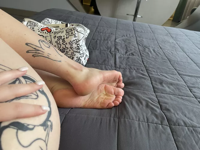 My leg tattoo means that I always agree to any adventure or interesting offer