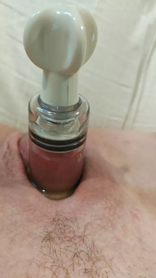 Pumping clitoris. Are you interseted in to see a result?