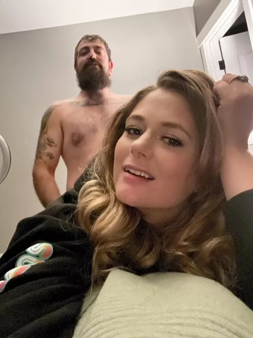 Saw the phone on the bed and decided to capture this post cum picture [M F]