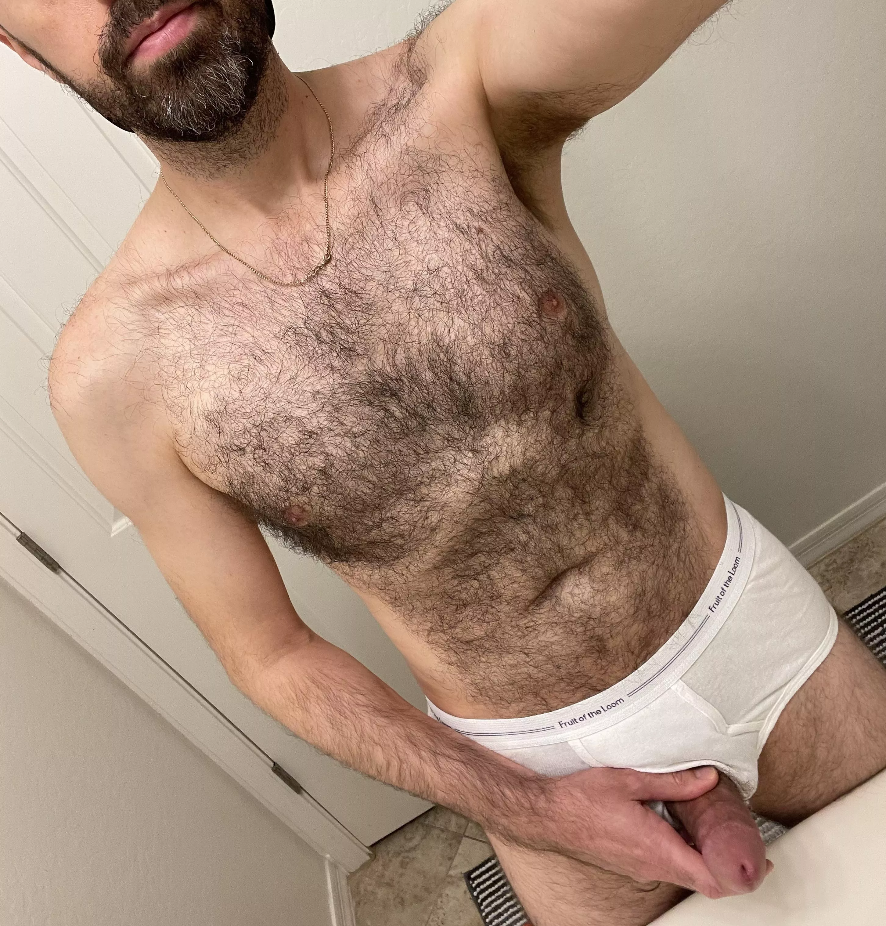 Suck daddy through the fly of my briefs?